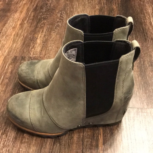 Sorel Lea wedge boots in Dark gray - Picture 4 of 6